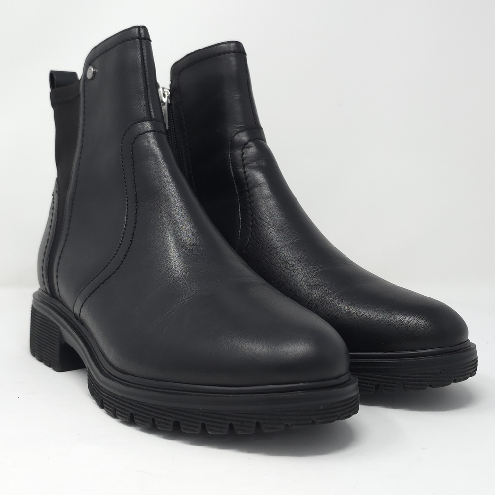 Rockport Black Leather Ankle Booties with Side Zip 9.5M - Picture 2 of 14